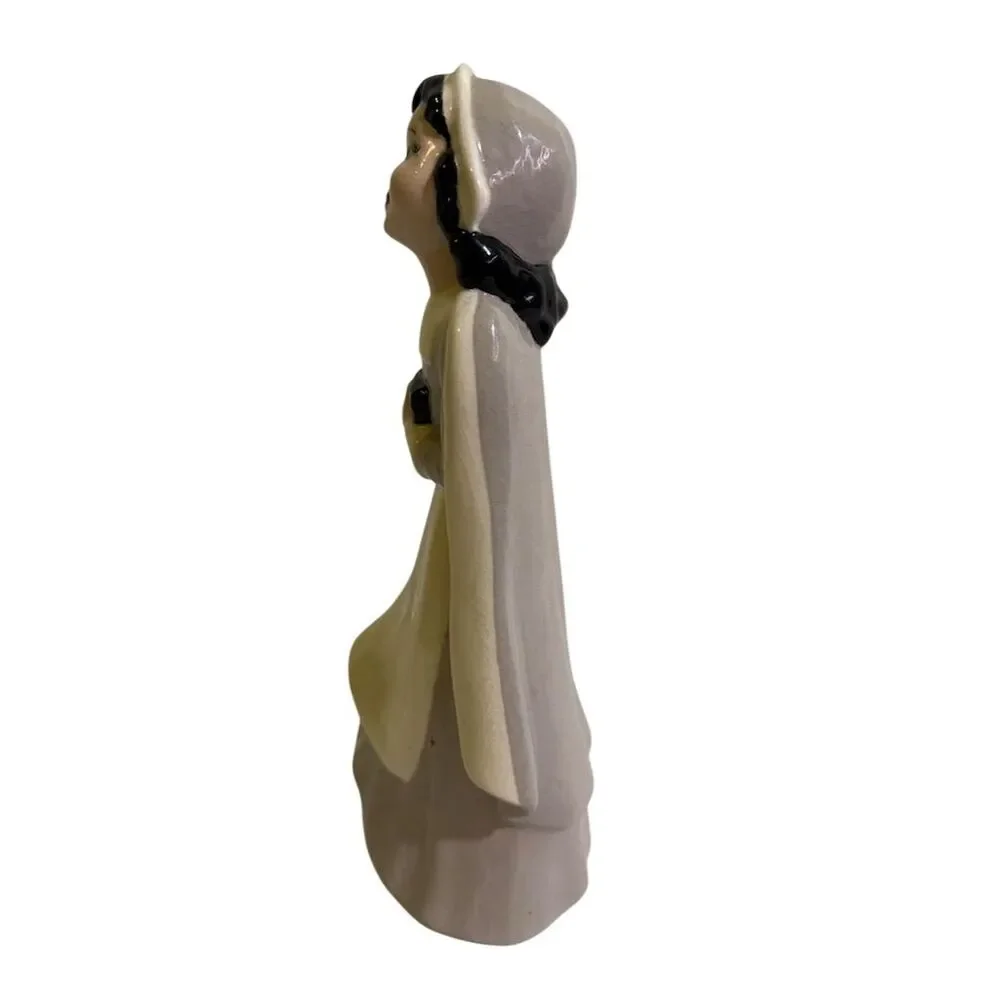 Vintage Ceramic Nun Figurine 8" Tall Religious Catholic Decor - Picture 4 of 6